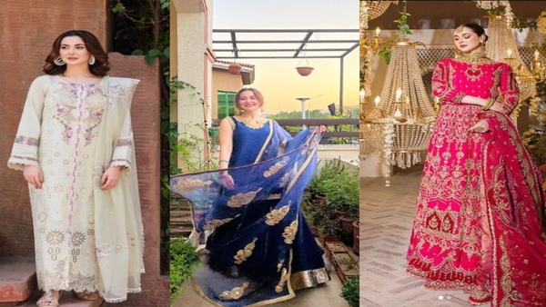 hania amir Ethnic dresses,hania amir mujhe pyar hua tha