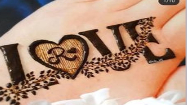 Leaf Bell Mehndi Design