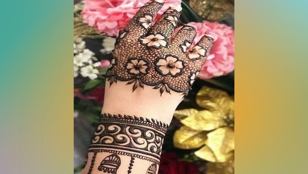 Hariyali Teej Mehndi