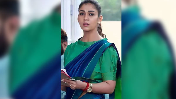 Nayanthara Saree Look With Latest Blouse Designs