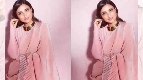 parineeti chopra fusion saree w