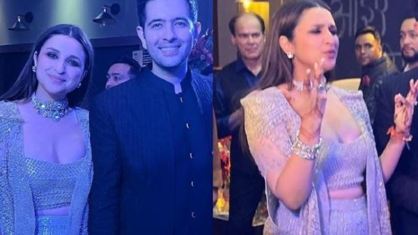 Raghav Chadha-Parineeti Chopra Look 