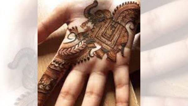  Simple and Creative Ganpati Bappa Mehndi Design 