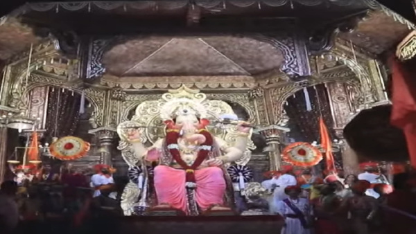 Lalbaugcha Raja 2023 First Look photos and videos: Lal Bagh Ka Raja ki pehli photo