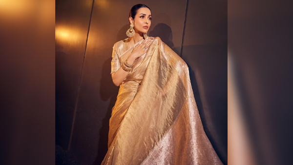 How to style tissue silk saree B-Town Actress inspired Tissue silk sarees for wedding and festive season see latest photos