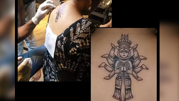  navratri special mehndi tattoo design simple and easy see photos