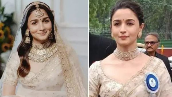  Alia Bhatt Repeats Her Wedding Saree, Stuns In Ivory At National Film Awards