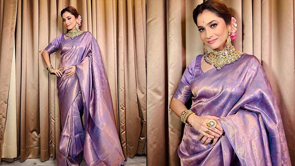 bb 17 contestant ankita lokhande saree