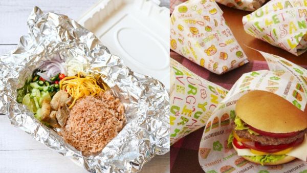 एल्युमिनियम फॉइल या बटर पेप