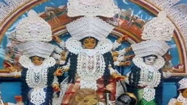 Navratri Famous 256 years old Statue in Durga Bari Varanasi Which has not immersed, know interesting story
