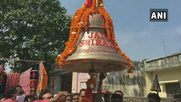 Ayodhya Ram Mandir: 613 KG Bronze Ghanta From Tamil Nadu Placed in Ram Temple