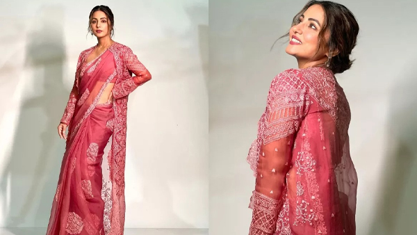 Diwali 2023 Dress Ideas: actress hina khan inspired ethnic outfits and sarees for diwali party