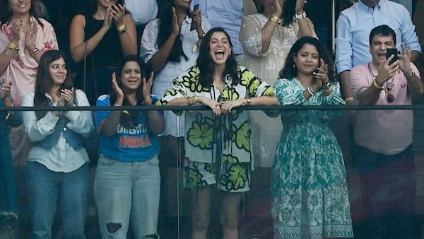 g Anushka Sharmas look for India vs NZ World Cup match,