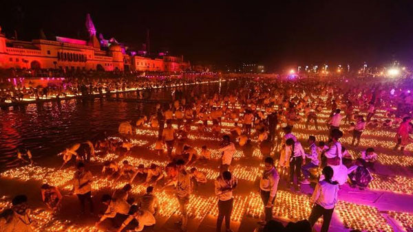 Diwali preparation in ram mandir: ayodhya will be illuminated with record 24 Lakhs Lamps and lights