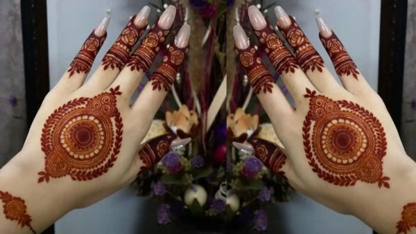  Diwail 2023: Beautiful Minimal Mehendi designs to celebrate Diwali