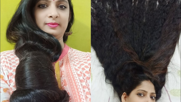 Smita Srivastava from Uttar Pradesh India Made guinness world record for the longest hair