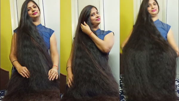 Smita Srivastava from Uttar Pradesh India Made guinness world record for the longest hair