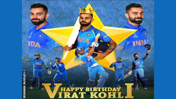 Happy Birthday Virat Kohli WIshes Quotes Messages Whatsapp FB Twitter Status in Hindi English