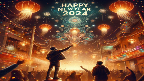 Happy New Year 2024 Best Wishes, Messages, Quotes, Sms, Facebook, Whatsapp Status in Hindi
