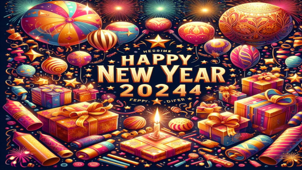 Happy New Year 2024 Best Wishes, Messages, Quotes, Sms, Facebook, Whatsapp Status in Hindi