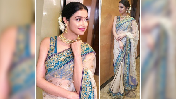 Divya Khosla Kumar Inspired trendy stylish blouse design