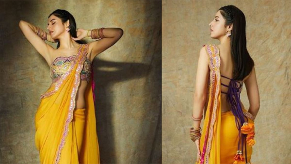 Divya Khosla Kumar Inspired trendy stylish blouse design