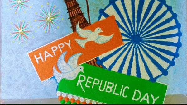 Republic Day Rangoli Designs : 