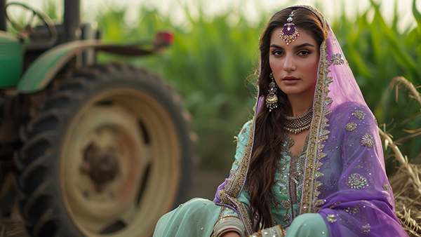 lohri 2024 dress ideas for ladies: See AI Generated traditional outfits to wear on lohri festival