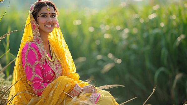 lohri 2024 dress ideas for ladies: See AI Generated traditional outfits to wear on lohri festival