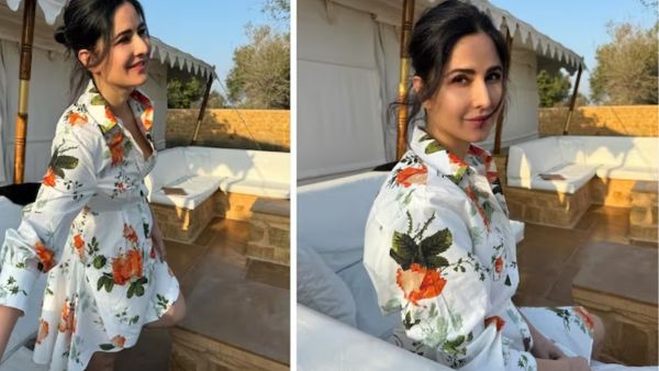 The floral-print shirt dress Katrina Kaif wore for Rajasthan holiday costs Rs… The floral-print shirt dress Katrina Kaif wore for Rajasthan holiday costs Rs…