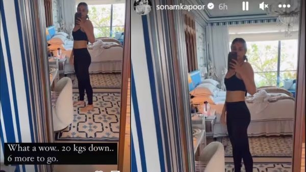 Sonam Kapoor flaunts postpartum 20 kgs weight loss, See Photo Sonam Kapoor flaunts postpartum 20 kgs weight loss, See Photo