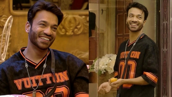  Vicky Jain wears louis vuitton mongram sporty T-shirt Worth Rupees 2.5 Lac