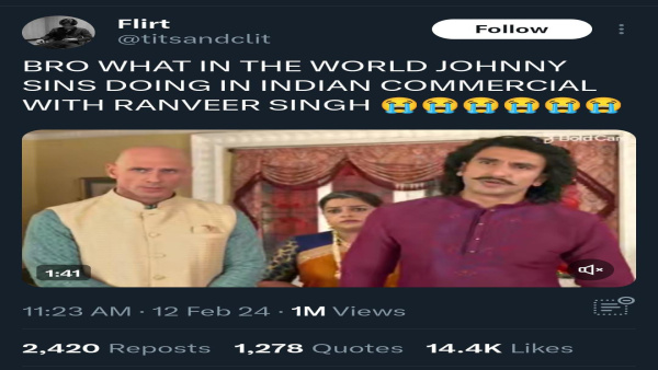 Ranveer Singh Jhonny Sins Saas Bahu Ad on Sexual Health: See Viral Memes, funny Social Media Comments