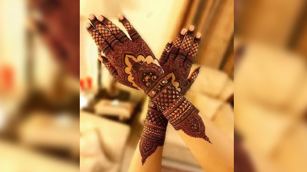 latest engagement mehndi designs