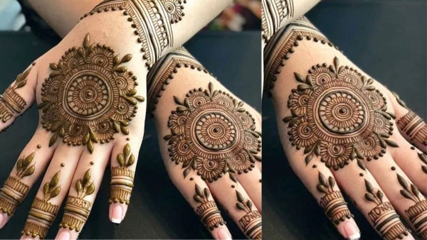 Minimal Mehndi Designs for brides