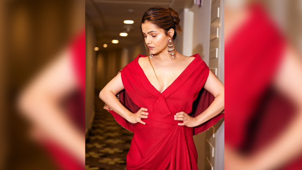 Rubina Dilaik Inspired Red Dress for Date Night See Photos :