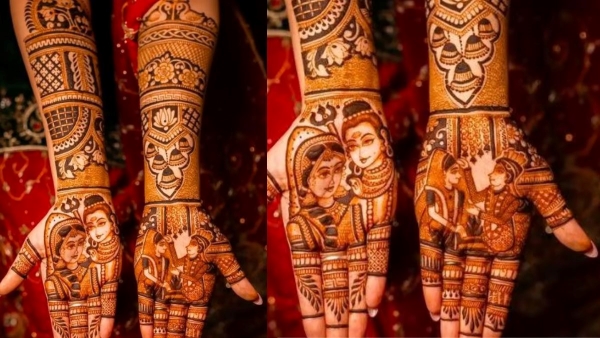 Bridal Shiv-Parvati Mehendi