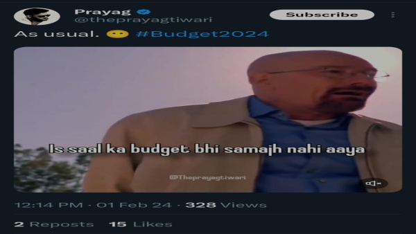 Interim Budget 2024: Funny Viral Memes, Videos and Social Media Posts
