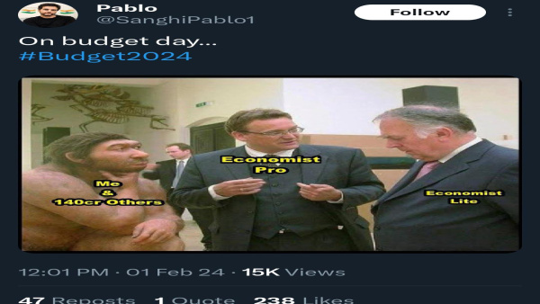 Interim Budget 2024: Funny Viral Memes, Videos and Social Media Posts