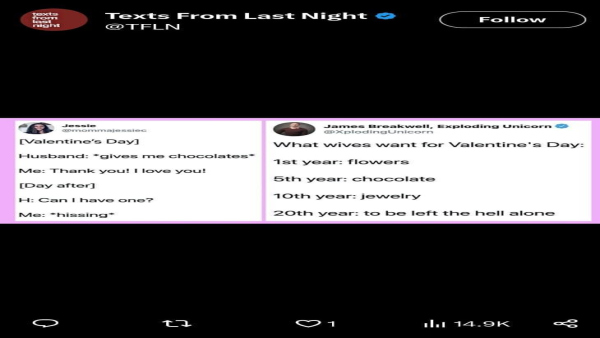 Happy Valentines Day 2024 Funny Viral Memes Posts Video on Social Media