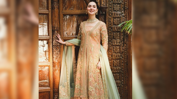 Pakistani Actress Hania Amir Inspired Sharara Suits