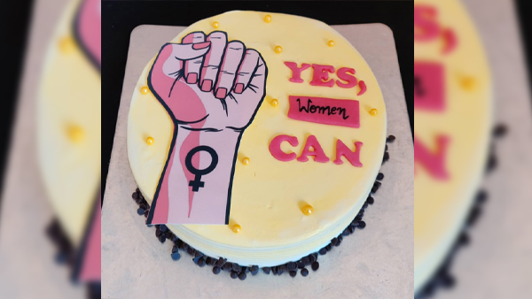 Women s Day 2024 Cake Design Idea for colleague