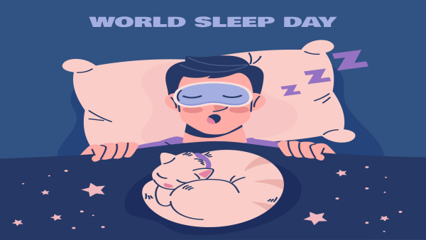 Happy World Sleep Day 2024 Wishes Quotes Messages FB Whatsapp Status Insta Captions in Hindi