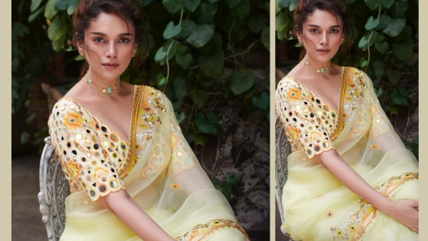 Aditi Rao Hydari Inspired Saree Blouse Designs