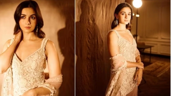 Alia Bhatt s Dusty Pink Pearl Sharara Set For Heeramandi s Premier Was Worth Rs 1 32 Lakh