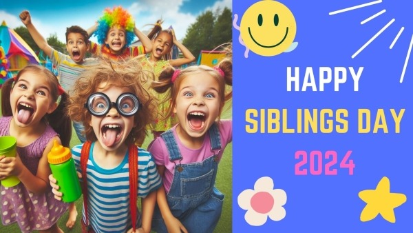 Happy National Siblings Day 2024 Wishes Messages Quotes Fb Whatsapp Status Insta Captions in Hindi
