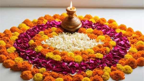 Gudi Padwa 2024 Ke liye Rangoli Ki Design