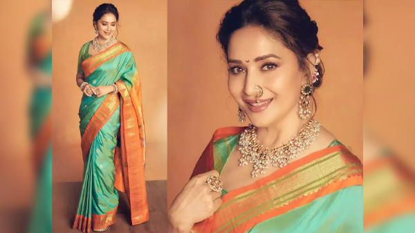 Madhuri dixit in maharashtrian look Madhuri dixit in maharashtrian look