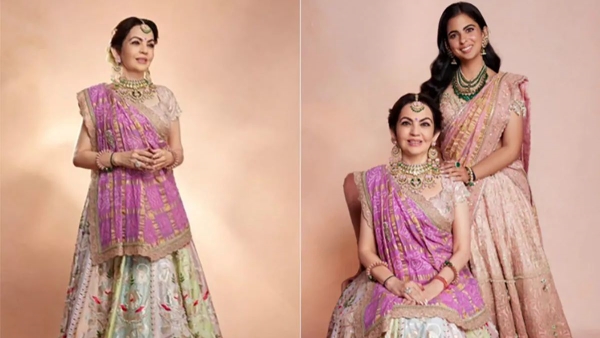 Bollywood Celebrity Inspired Bandhani or Gharchola Saree and Blouse Design For Gawar Puja