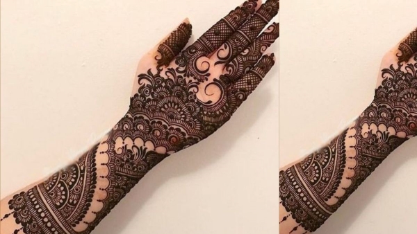 simple bareek mehndi designs